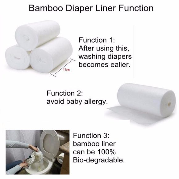 Desechables Biodegradables Y Desechables Forros De  100 Sheets1 Rollo - Image 3