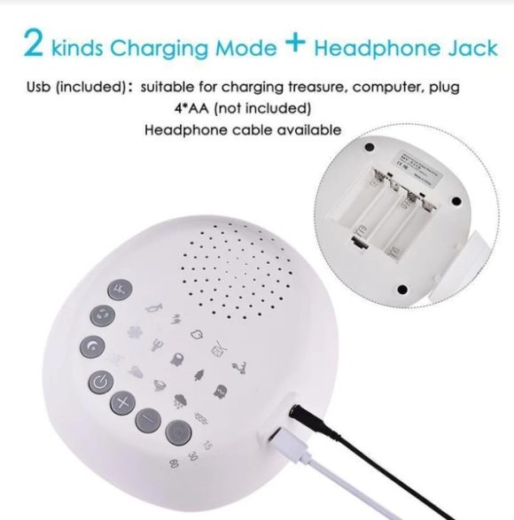 White Noise Machine for Baby Sleeping & Relaxation - Image 2