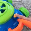 Plastic Hand Push Bubble Machine Electric Blowing Bubble Parent-child Outdoor Children's Tank Car Toy Summer - Image 3