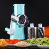 Manual Kitchen Accessories Multifunctional Round Mandoline Potato Slicer Vegetable Cutter Slicer Cheese Kitchen Gadgets - Image 4