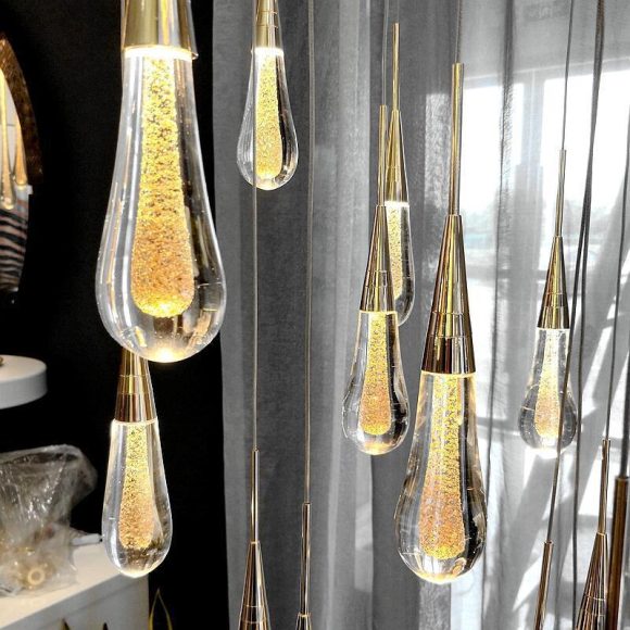 Postmodern crystal chandelier - Image 4