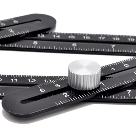 Aluminum Alloy Six-fold Ruler Ceramic Tile Hole Locator - Image 9
