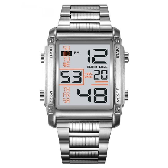 SKMEI Square Dial Fashion Practical Men's Electronic Sports Waterproof Date Display Electronic Watch - Image 7