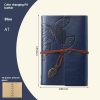 Creative Notebook Stationery One Leaf Zhiqiu Travel Diary Book Loose Leaf Vintage Leaves One Piece - Image 4