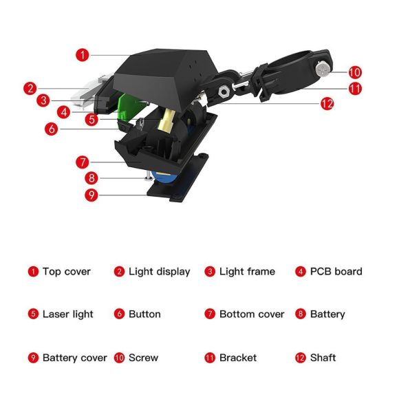 Smart LED Wireless Tail Light - Image 3