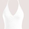 SHEIN EZwear Summer Solid Crop Halter Top - Image 4