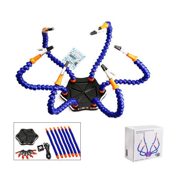 Model Repair Tool Six Jaw Multi Function Aluminum Alloy Welding Station - Image 6