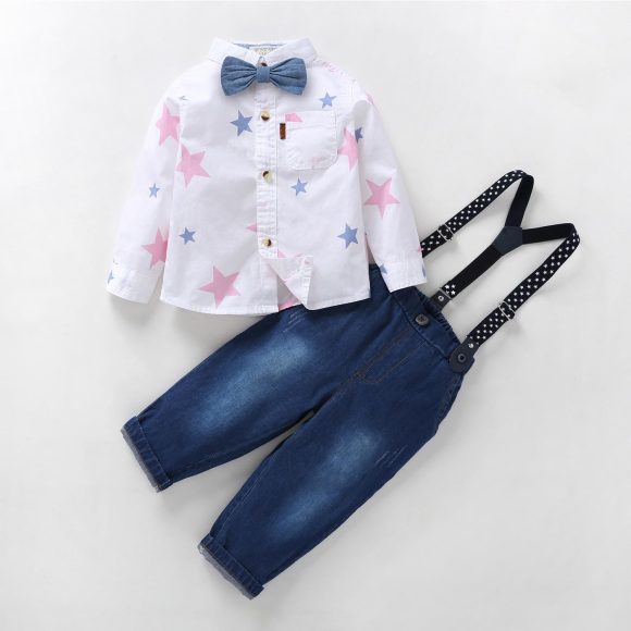 Three-piece suit of gentleman dress suspenders - Image 3