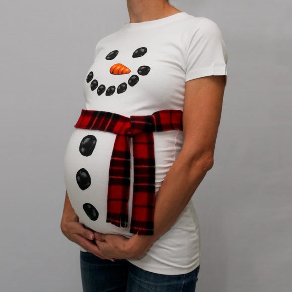 Fashion T-shirt maternity wear - Image 3