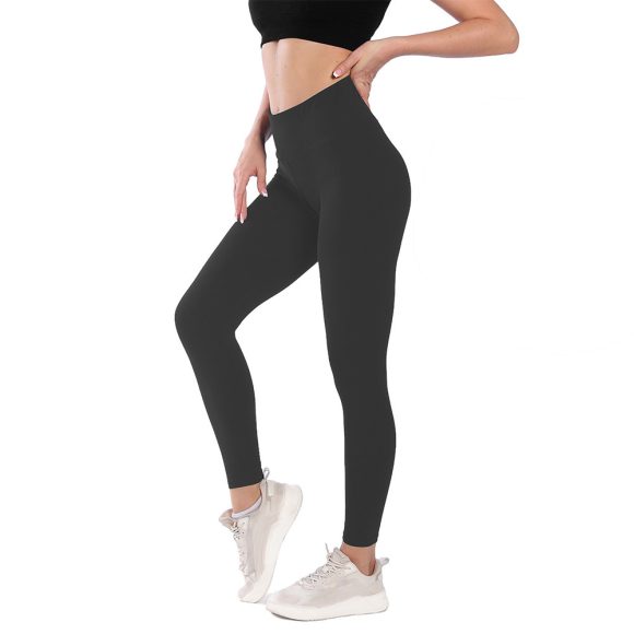 Women's High Waist Belly Contracting Warm Yoga Sports Leggings - Image 9