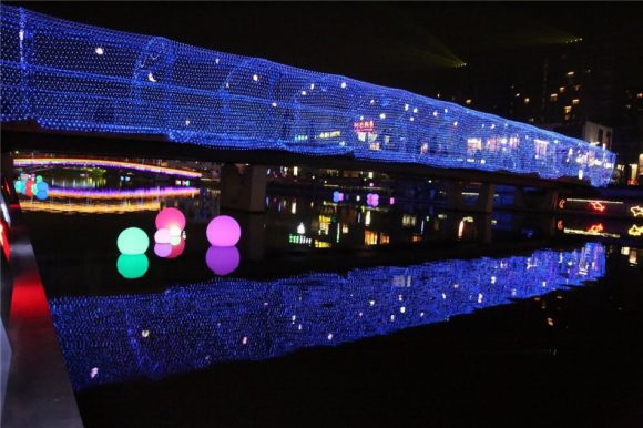 Christmas led lights string lights outdoor waterproof fishnet lights full of stars paved holiday lights wedding ins decorative lights - Image 6