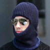 Winter Warm Unisex Dome Brimless Terry Neck Protection Thickened Flat Brim Knitted Hat - Image 6