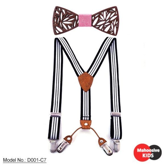 Children's wooden bow tie - Image 2
