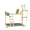 Wooden Small Cockatiel Floor Parrot Standing Stand