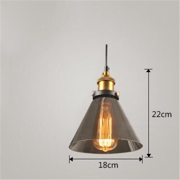 Nordic Industrial Home Bedroom Glass Chandelier - Image 9