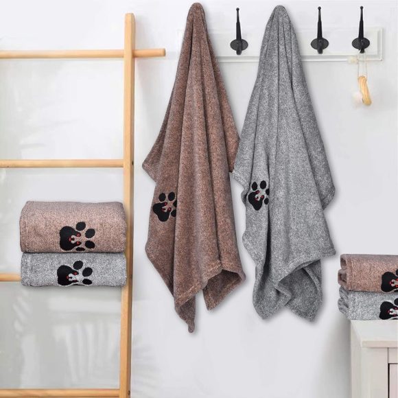 Super Absorbent Dog Bath Towels For Fast Drying - Soft Microfiber Towel For Dogs And Cats - Image 8