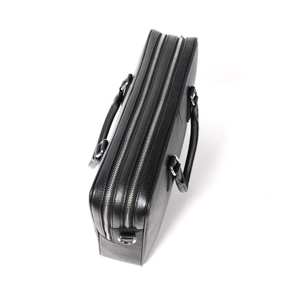 Handbag Men's Leather Briefcase Cowhide Horizontal Large Capacity - Image 4