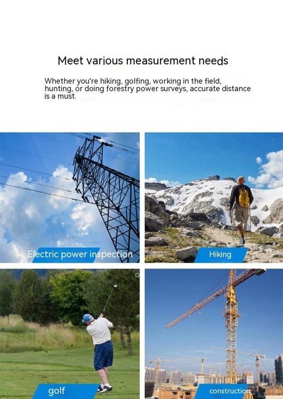 Outdoor Ranging Telescope Laser Golf Ranging Telescope 650 M To 2000 M High Precision Electricity - Image 4