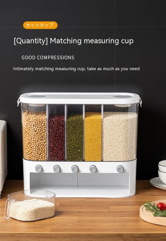 Sealed Kitchen Cereals Separated Storage Box - Image 5