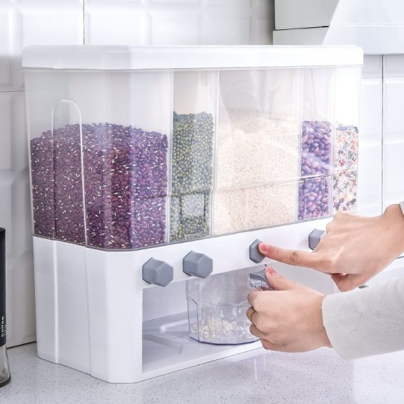 Sealed Kitchen Cereals Separated Storage Box - Image 9