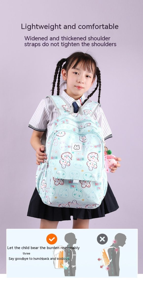 Cute Girls' Lightweight Multi-layer Primary School Student Large Capacity Schoolbags - Image 10