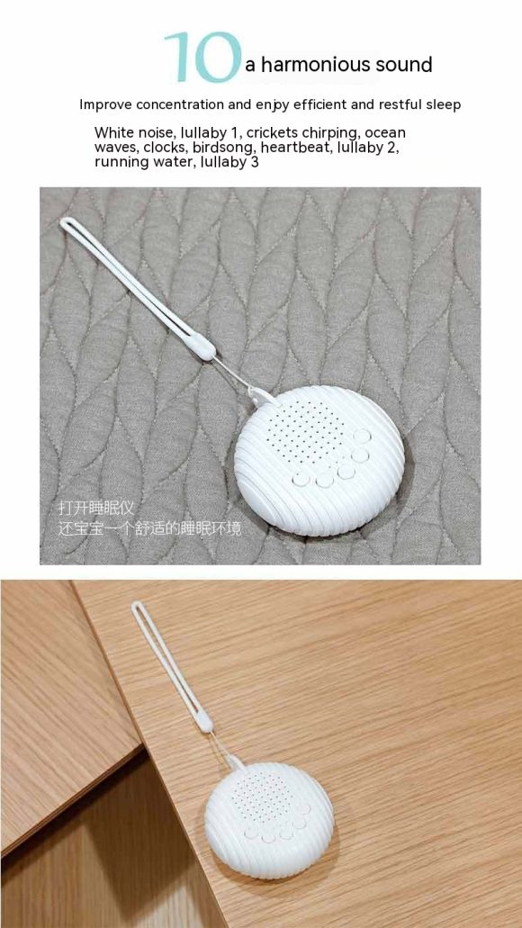 Electronic Sleep Treatment Instrument Child Sleeping Baby Crying Soothing Hypnosis Devices Music Light Sleep Aid Machine - Image 5