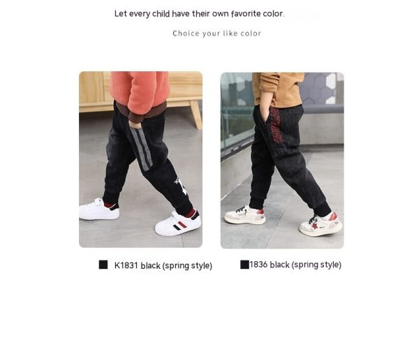 Boys' Denim Trousers Trousers Children's Clothing - Image 8