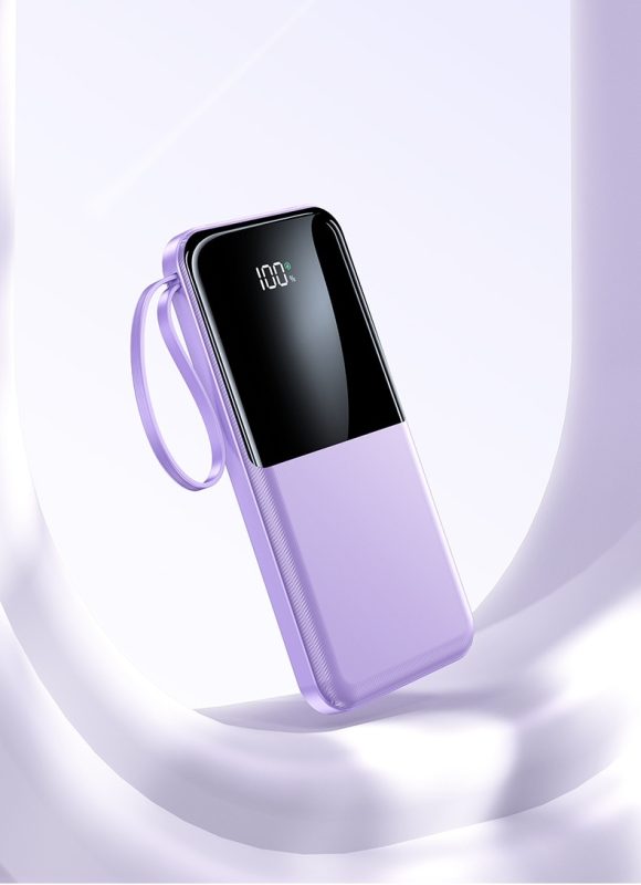 Fast Charge With Cable 20000mAh Large Capacity Ultra-thin Portable Mobile Power Pack - Image 5