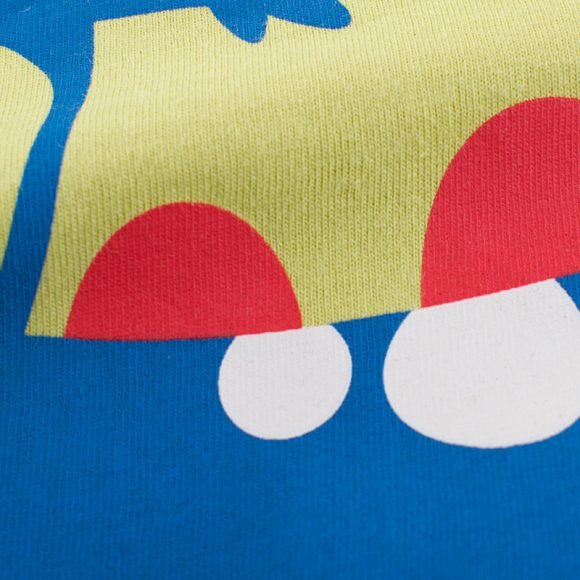 Children's top cartoon T-shirt with round neck and short sleeve - Image 3
