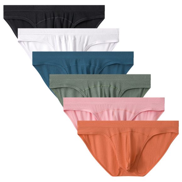 Men's Convex Low Waist Briefs Breathable Sexy Loose Pants - Image 6