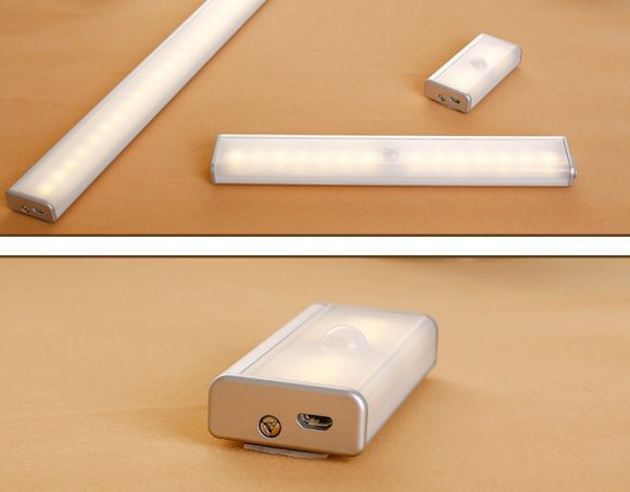 Led body sensor light home wireless charging induction night light wardrobe light - Image 9