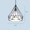 Wrought iron color diamond chandelier - Image 6