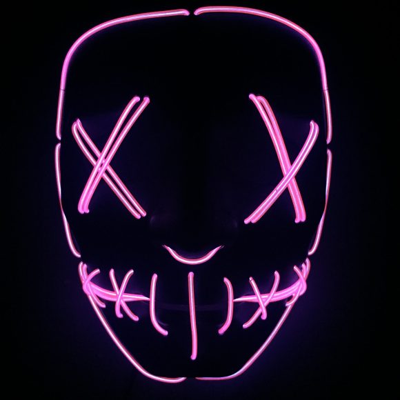 Halloween Led Glowing Full Face Mask - Image 9