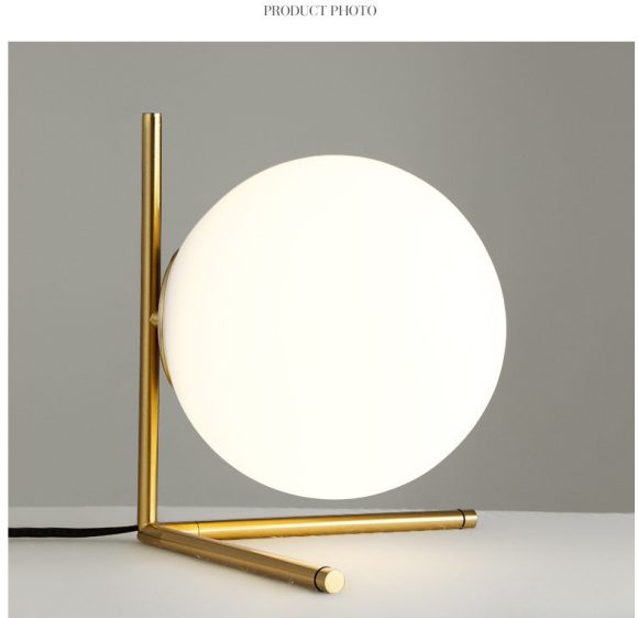 Simple glass ball table lamp - Image 3