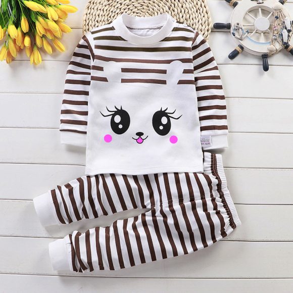 Children''s underwear suit pure cotton based infant pajamas - Image 2
