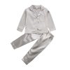 Pure Color Children's Bathrobe Casual Fashion Suit - Image 2