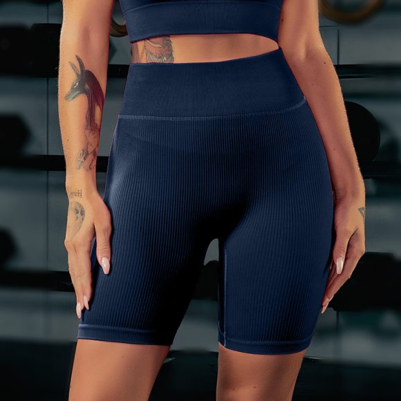 Hip Lift Yoga Gym Training Suit Outdoor Running Cycling Shorts - Image 7
