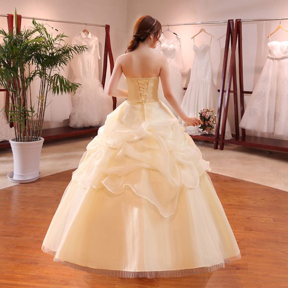 New Bustier Korean Princess Thin Wedding Dress - Image 2
