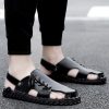 Casual And Fashionable Outdoor Men's Leather Sandals - Image 7