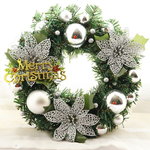 Christmas Decorations Christmas Wreath Home Decor For Home Garden Decorations Mall Door Decoration - Image 2