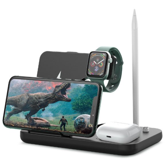 Mobile phone holder watch headset wireless charger - Image 5