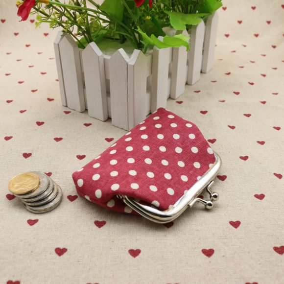 Linen dots zero purse cloth coin bag children wallet creative Taobao small gift wholesale - Image 7