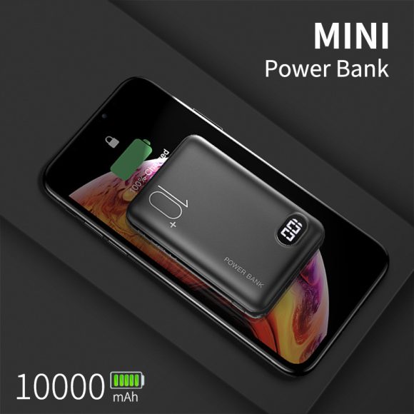 10000mAh two usb digital display power bank - Image 2