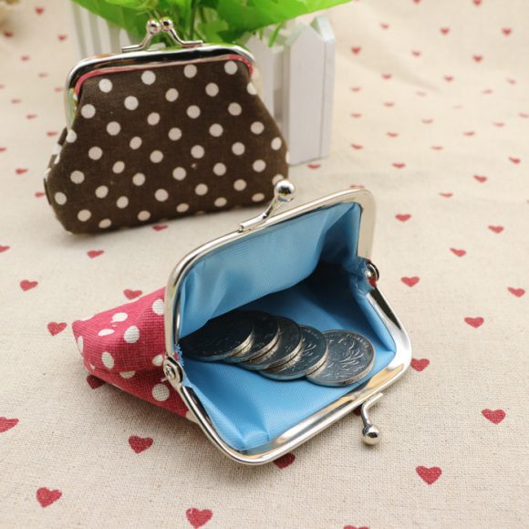 Linen dots zero purse cloth coin bag children wallet creative Taobao small gift wholesale - Image 8