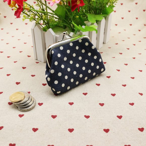 Linen dots zero purse cloth coin bag children wallet creative Taobao small gift wholesale - Image 6
