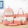 Four-piece Ins Schoolbag For Junior And Senior High Schools - Image 10