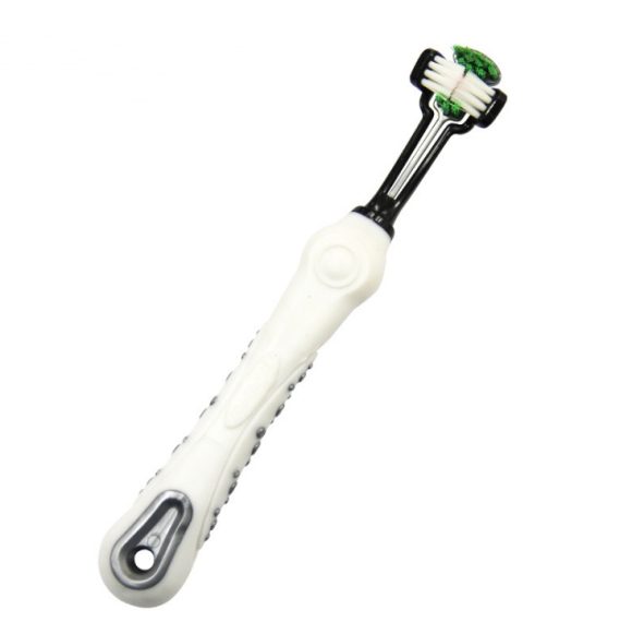 Three Sided Pet Toothbrush Dog Brush Bad Breath Tartar Teeth Care - Image 5