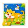 Children's Cartoon Wooded 3d 3d Puzzle Model Educational Toys - Image 3