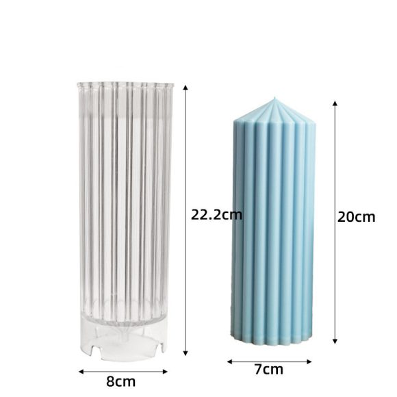 Coarse Rack Scented Candle Mold Geometric Shape Spire Candle Mold - Image 6