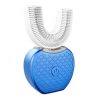 360 Degrees Intelligent Automatic Electric  Toothbrush Waterproof U Type Tooth Brush Whitening Blue Light USB Charging - Image 10